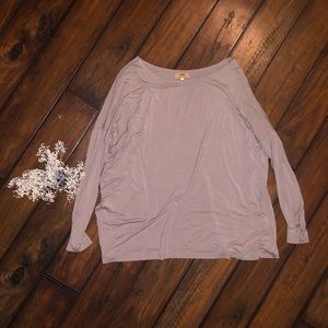Taupe piko top